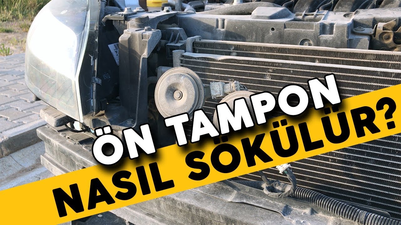 Megane 3 - Fluence Ön Tampon Nasıl Sökülür? Sis Farı Nasıl Değiştirilir?