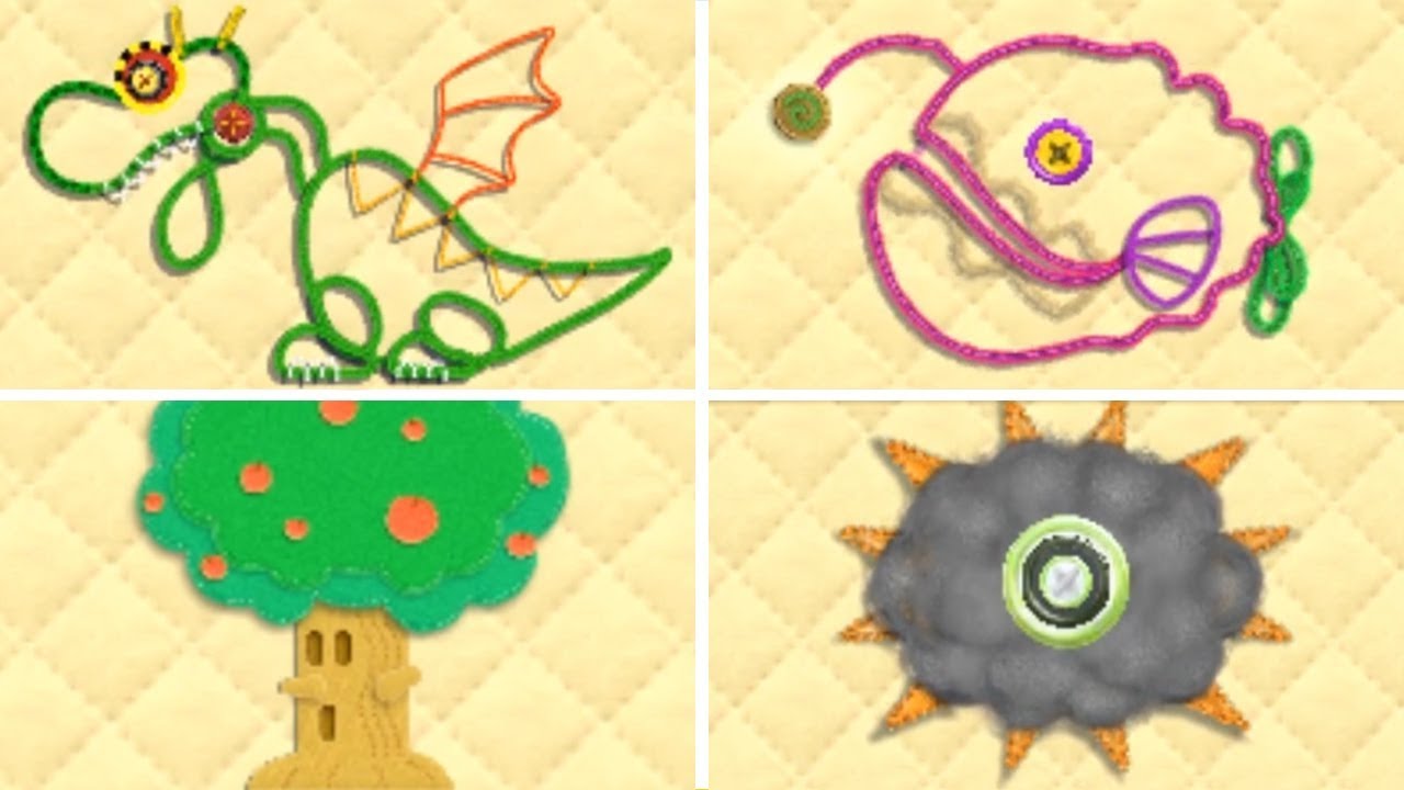 Kirby's Extra Epic Yarn - All Characters
