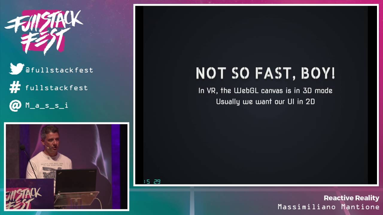 Reactive Reality (Massimiliano Mantione) - Full Stack Fest 2016