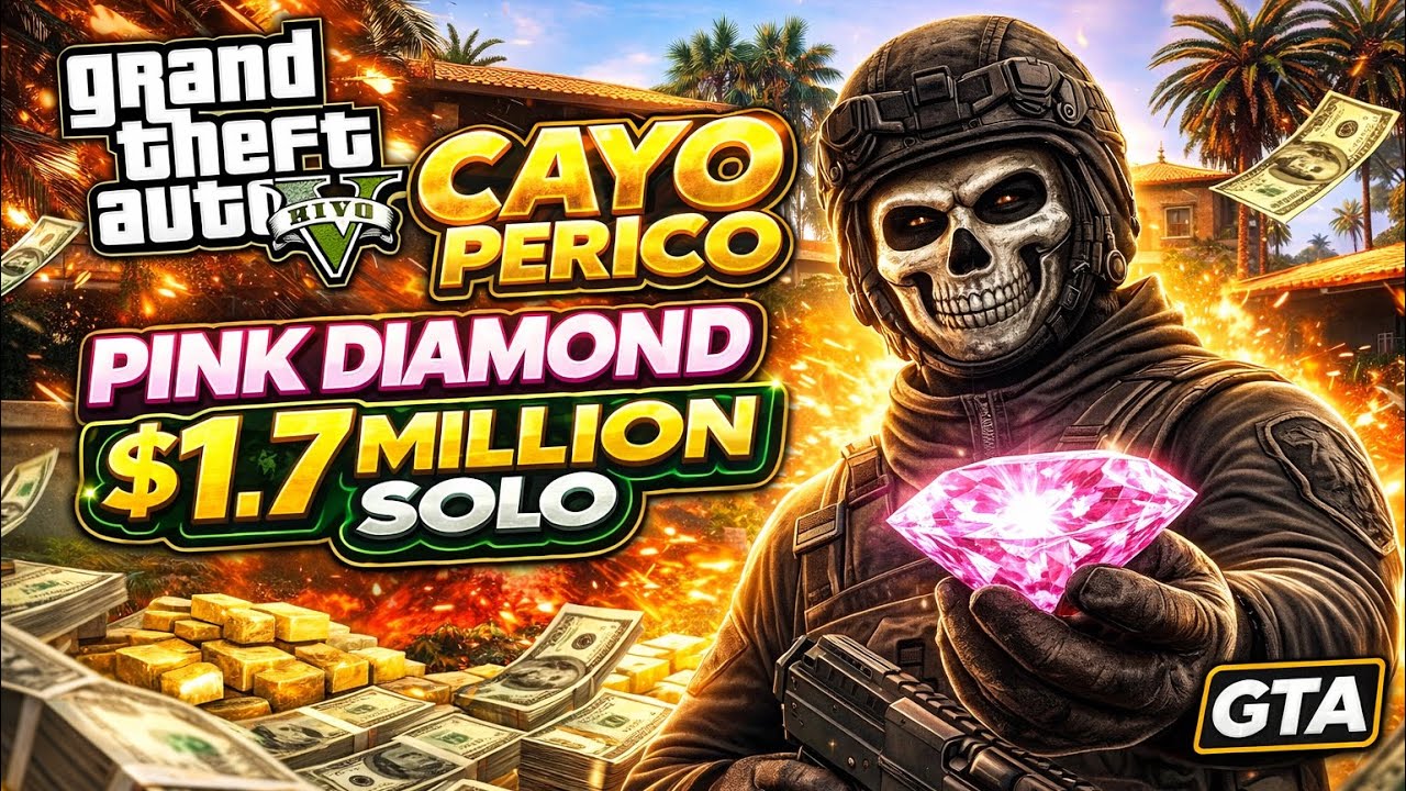 1.7M Solo Pink Diamond Run – Cayo Perico Finale