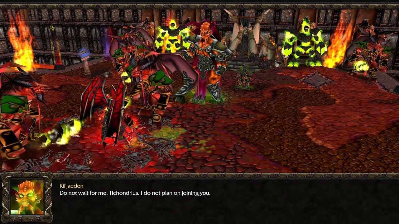 Kil'jaeden executes Tichondrius