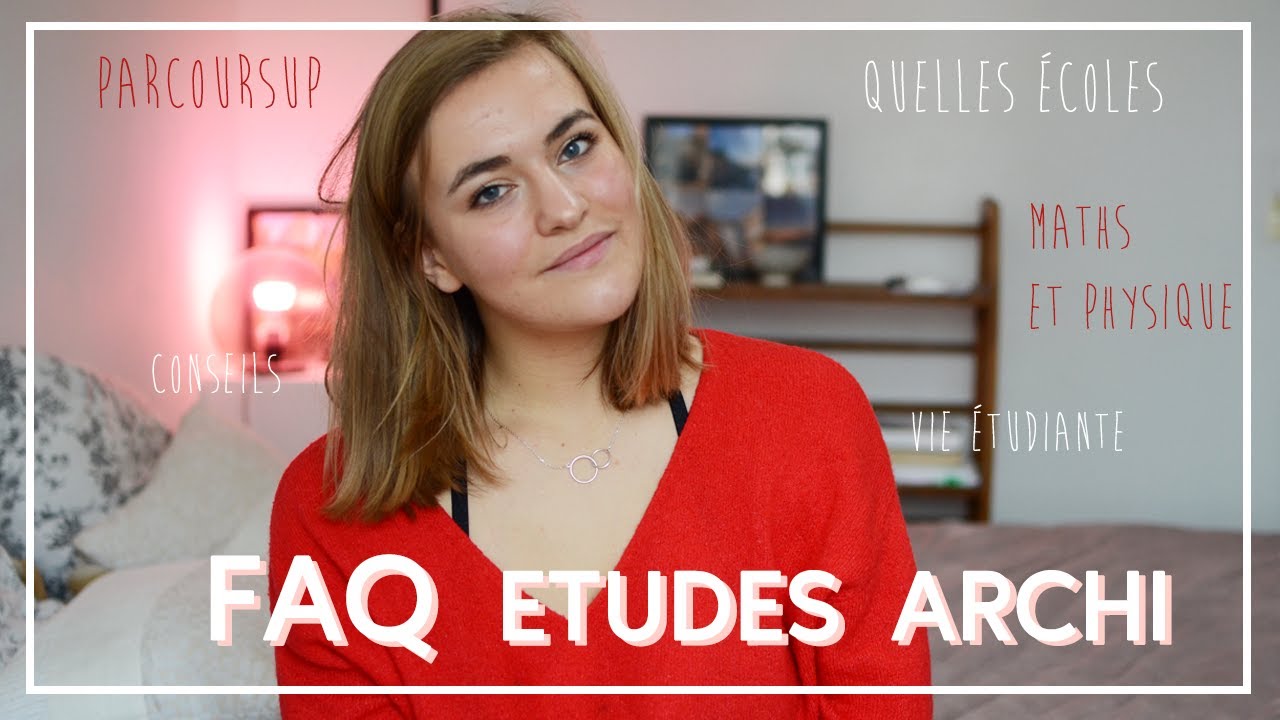 JE RÉPONDS A VOS QUESTIONS - FAQ Ecoles d'archi
