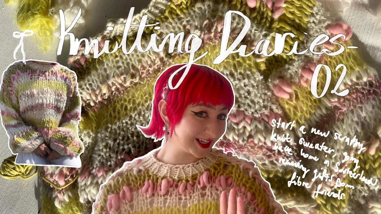 knit a scrappy sweater with me✰ knitting diaries-02