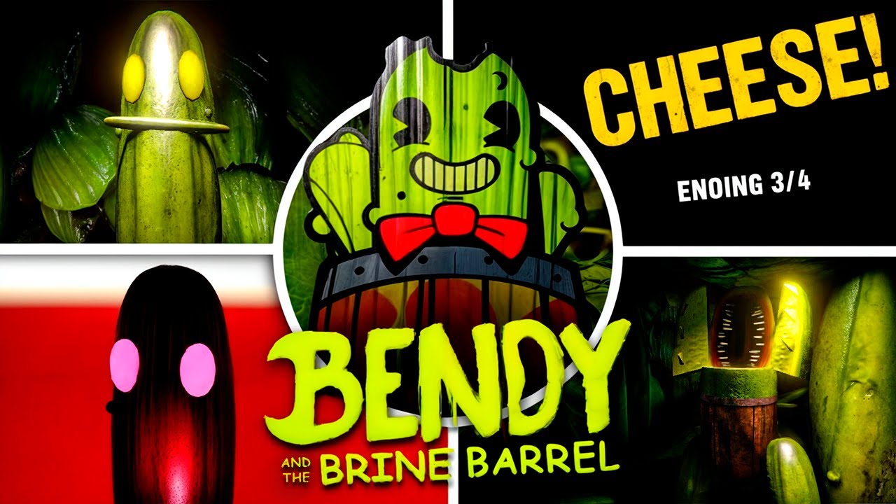 Bendy and the Brine Barrel - All Endings & Secrets