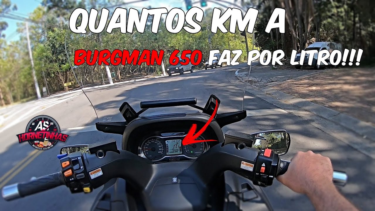 Quantos Km a Burgman 650 faz por litro!!!
