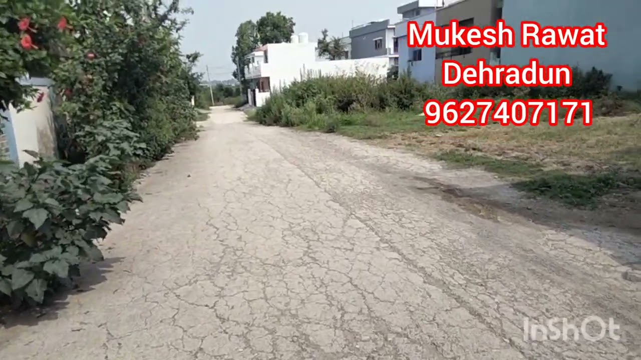 Plot for sale in Harbhajwala, Shimla bypass road, Dehradun. 30X38.5 = 128 gaj .