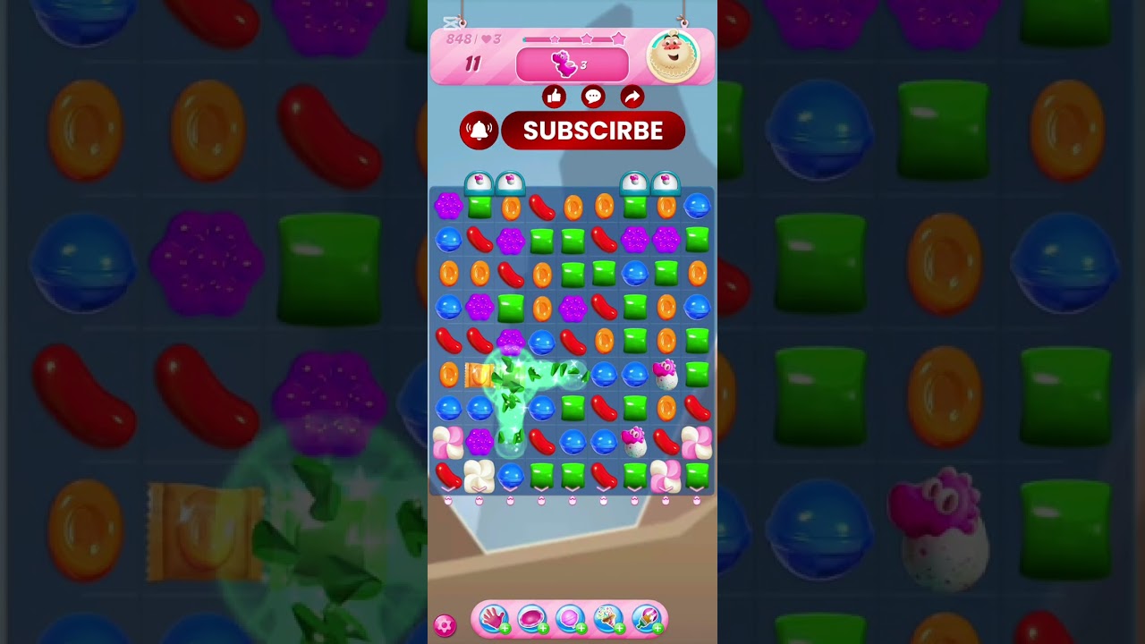 New candy crush#games play video🇧🇩💯🥰level(847-850)