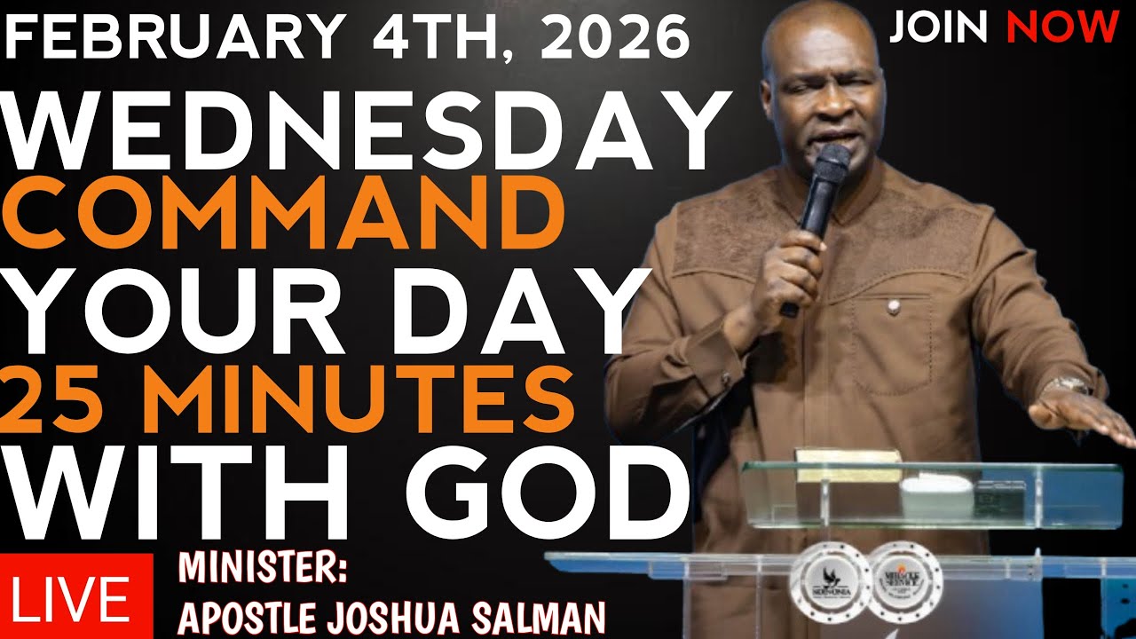 Speak Before the Enemy Does! Command Your Day | 25 Minutes With God – Apostle Joshua Selman