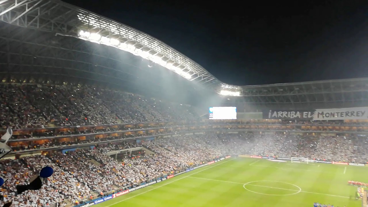Recibimiento a los Rayados en el estadio BBVA Bancomer/Final CONCACAF 2019 🏆