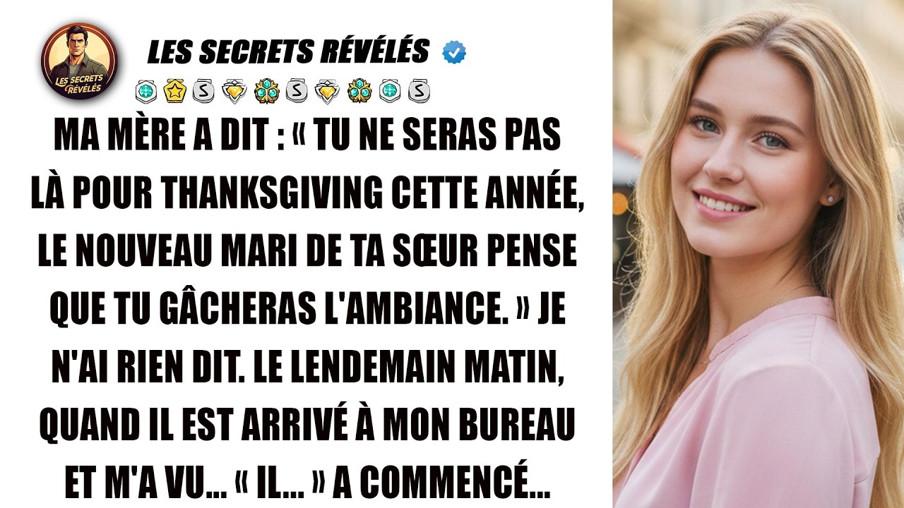 Rejeté par ma famille avant Thanksgiving, mon beau-frère a enfin découvert qui j'étais.