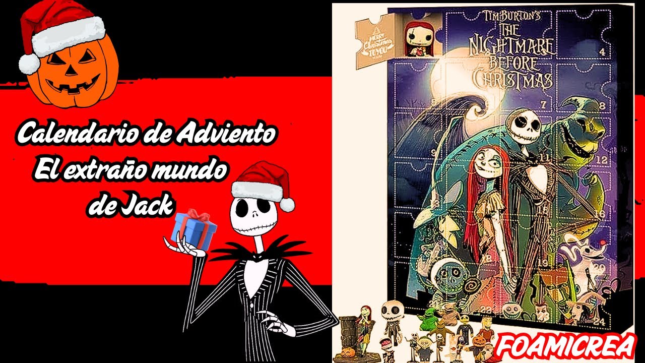 ABRIENDO CALENDARIO DE ADVIENTO NAVIDEÑO - EL EXTRAÑO MUNDO DE JACK - LLEGA LA NAVIDAD A FOAMICREA!!