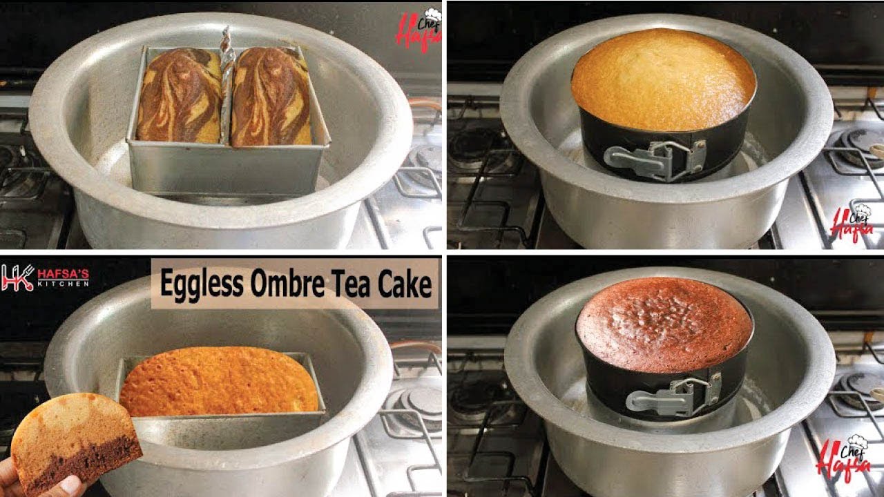 4 Easy Eggless Tea Cake Recipes without Oven Recipe By Chef Hafsa
