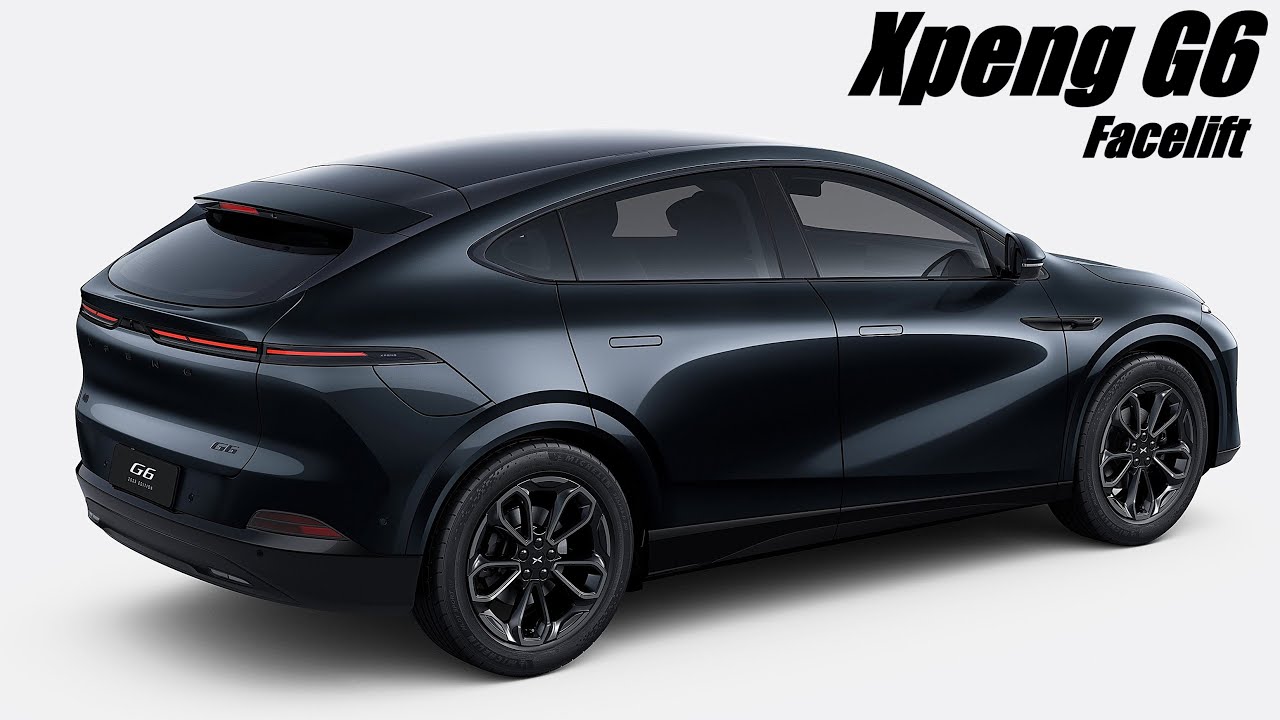 Новый 2025 Xpeng G6 Facelift — китайский среднеразмерный электрический внедорожник-купе