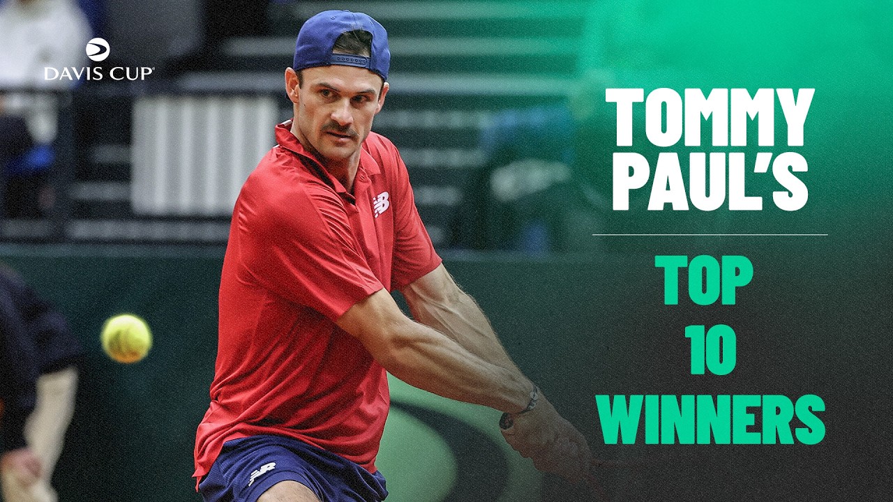 TERRIFIC Tommy Paul 🤩 | Top 10 Winners v Zsomibor Piros, #DavisCup Qualifiers 1st Round!