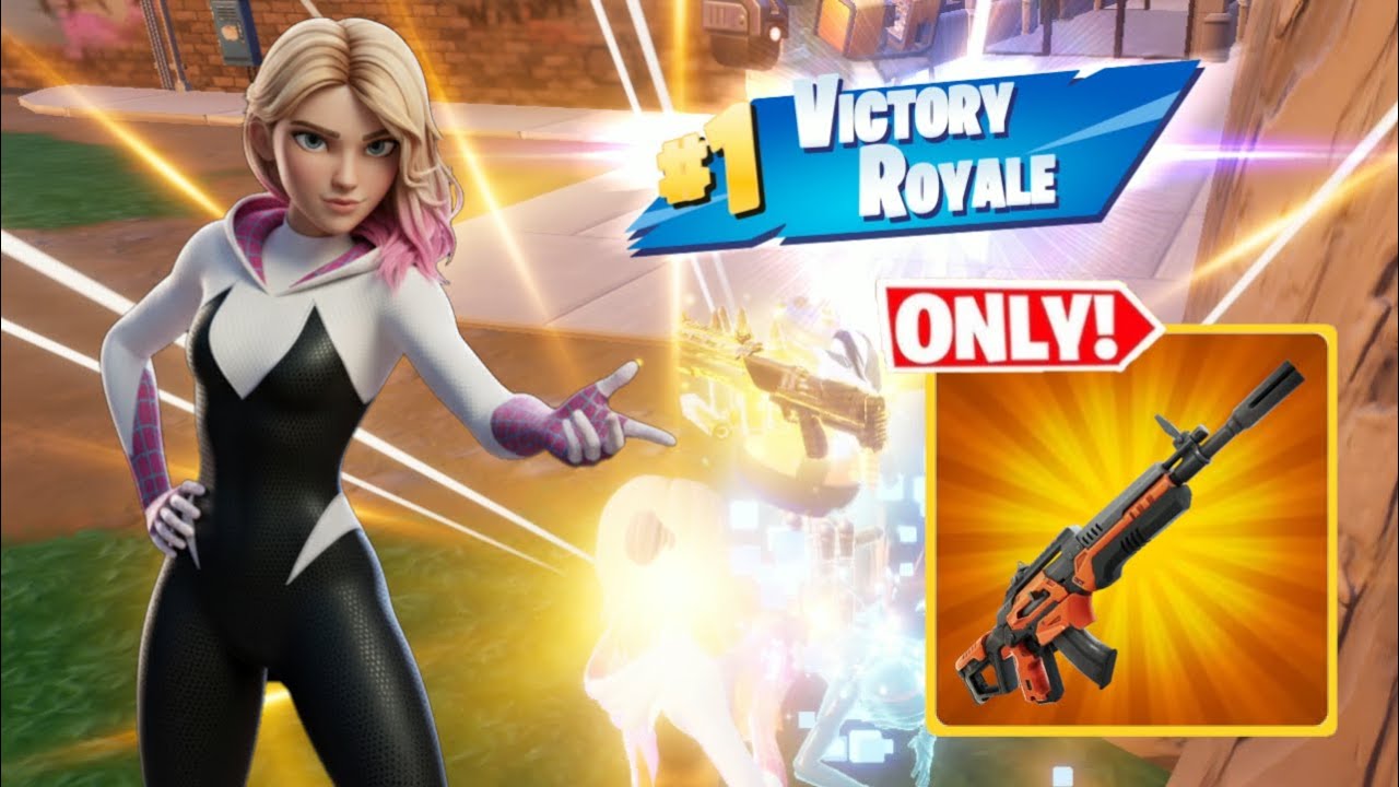 9 Eliminations! Blitz as Spider-Gwen using O.X.R. Rifle Only!