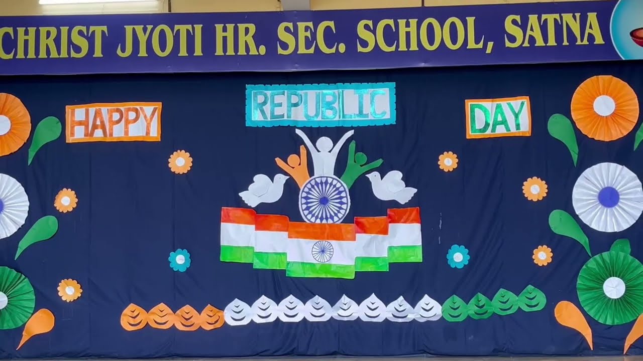 77th REPUBLIC DAY CELEBRATION @ChristJyotiSchoolSatna