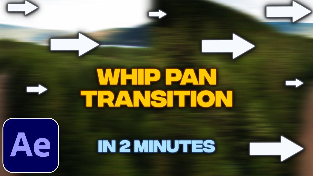 Урок по плавному переходу Whip Pan | After Effects 2025