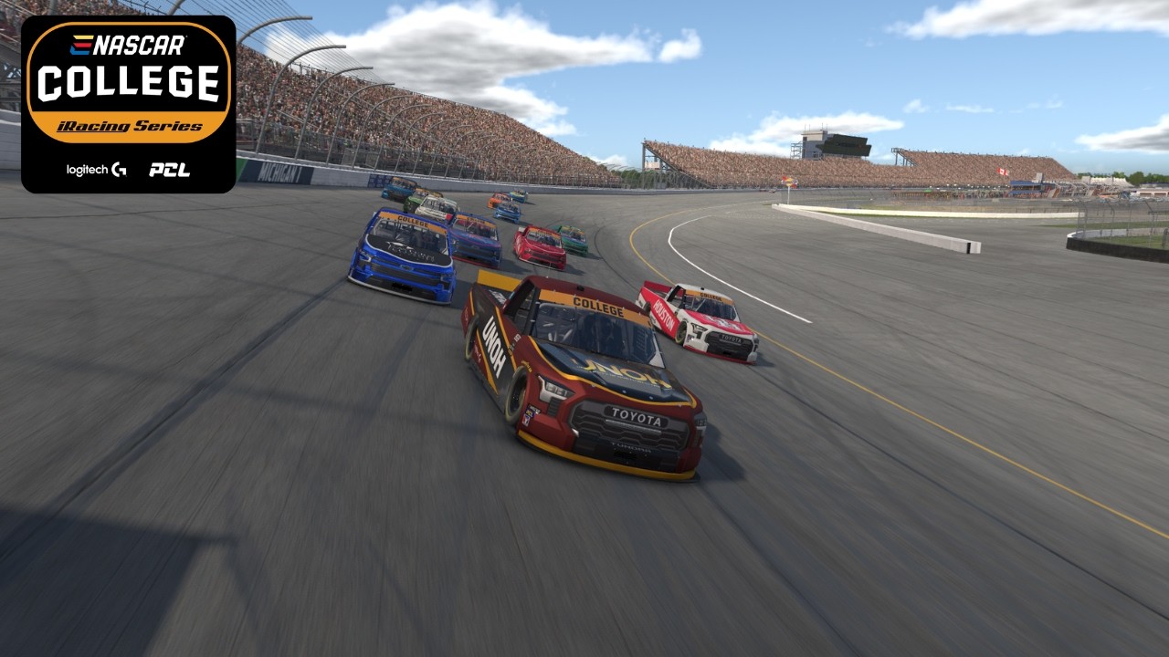 eNASCAR College iRacing Series | Race 4 W2 @ Michigan
