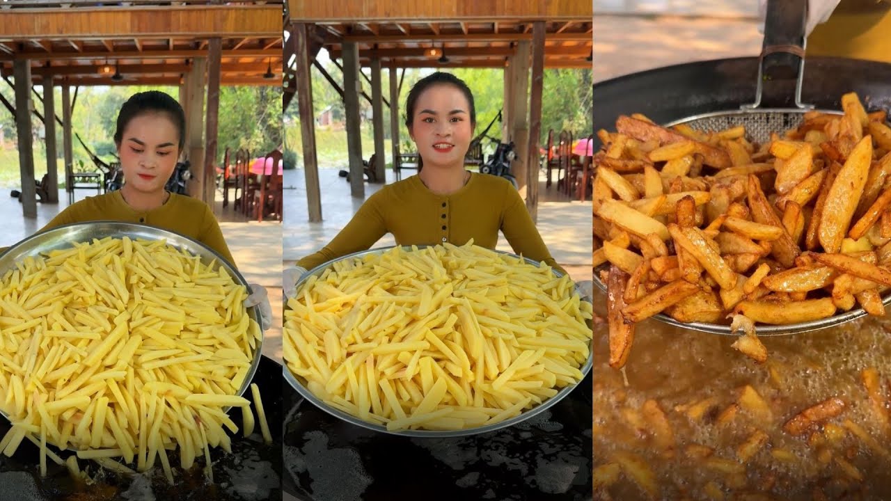 Amazing cooking crispy French fries recipe