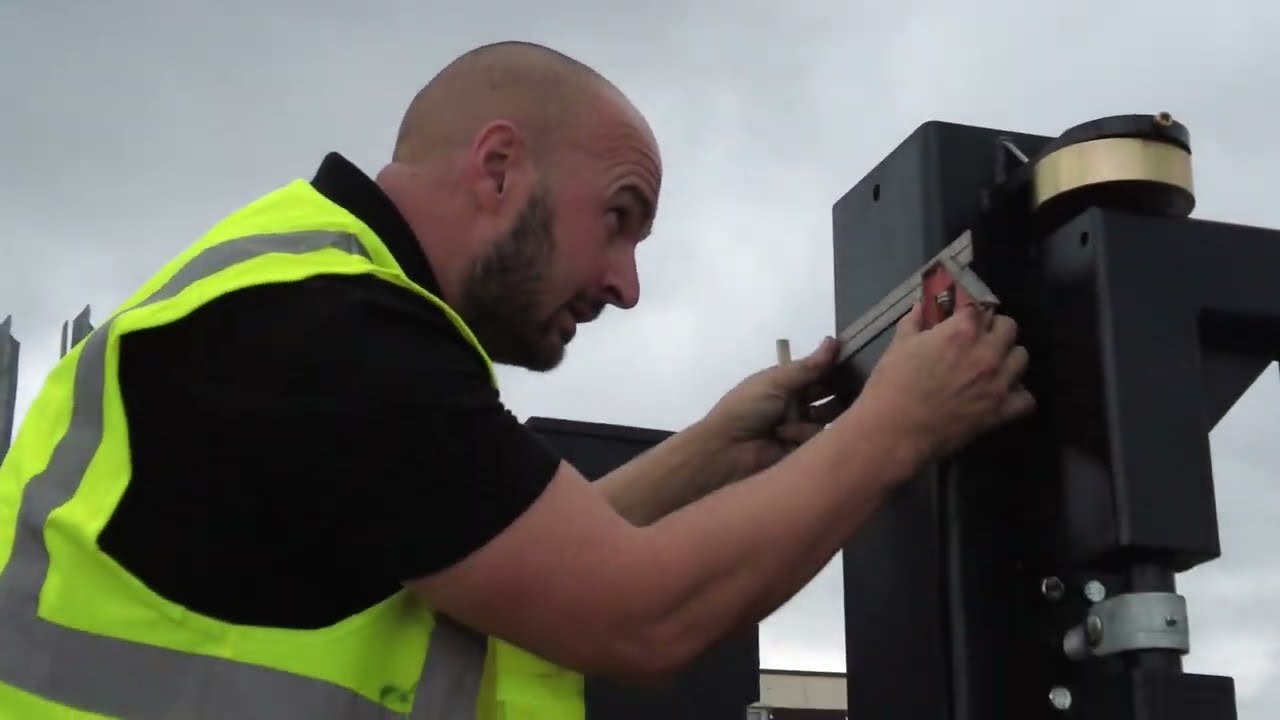 Commercial Gate Install - Timelapse Overview - Vertical Bar Swing Gates Roger Technology Smarty 7s.