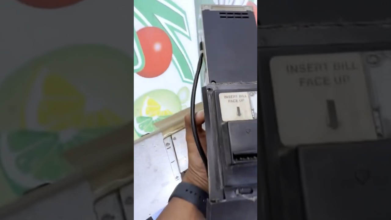 Replacing Bill Acceptor On Vending Machine #vendingmachines