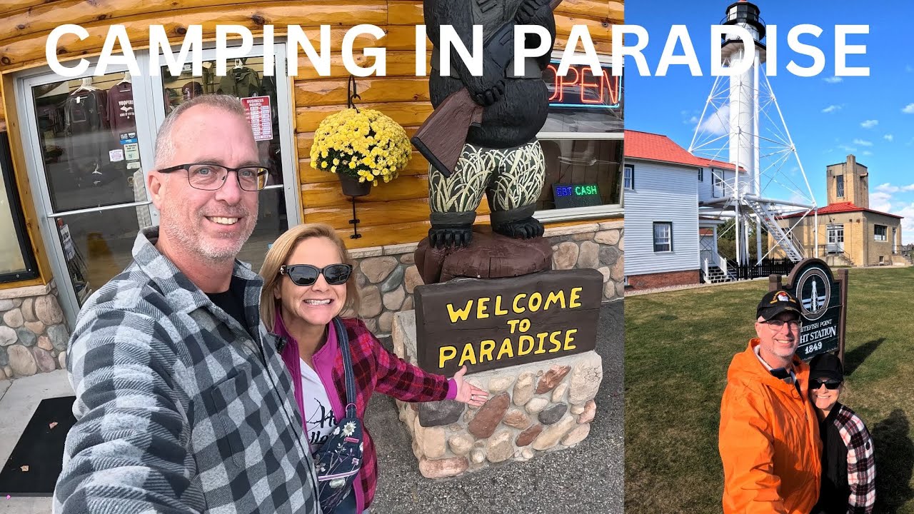 Camping in Paradise, MI | ATV Riding, Scenic Views & Inflatable Tent Adventure!