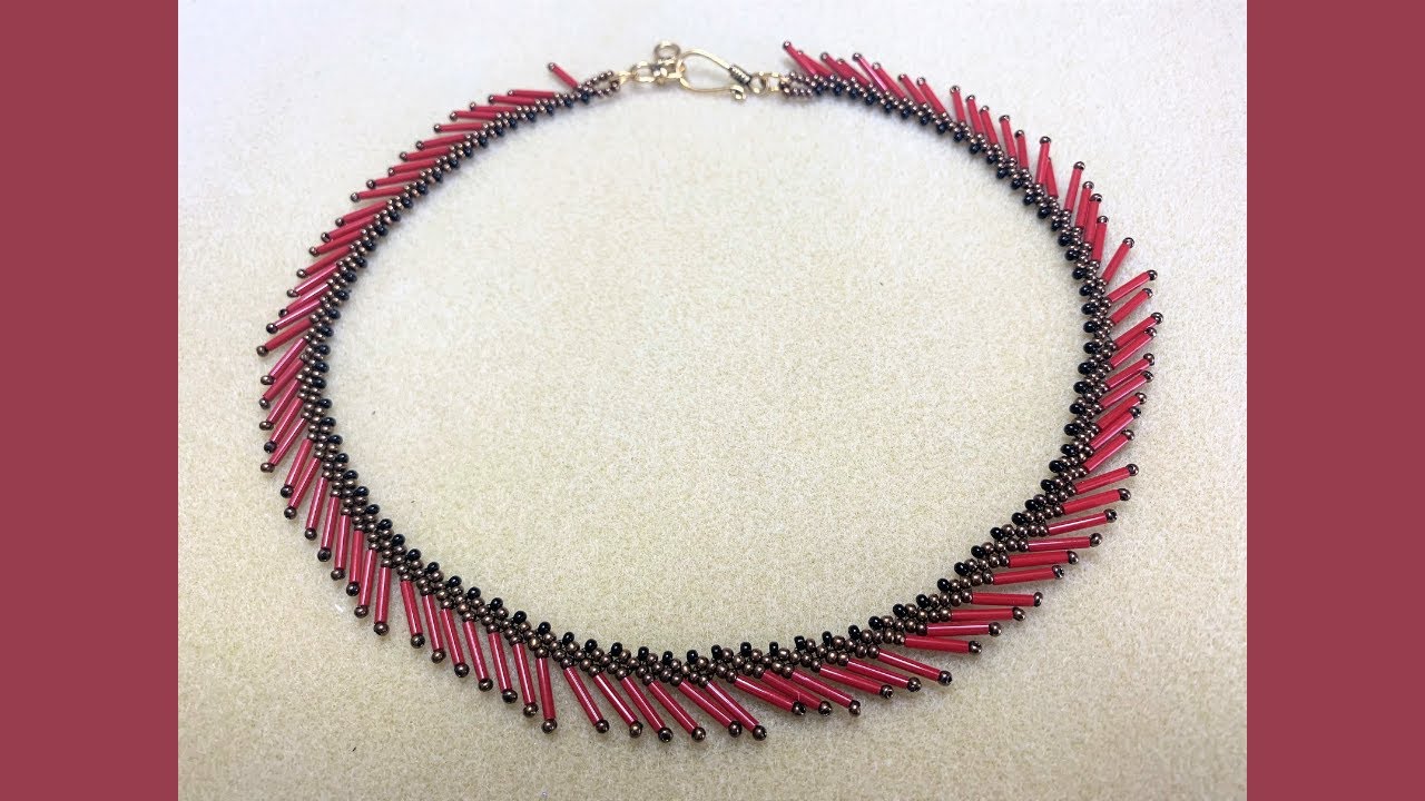 St.Petersburg Bugle Bead Necklace
