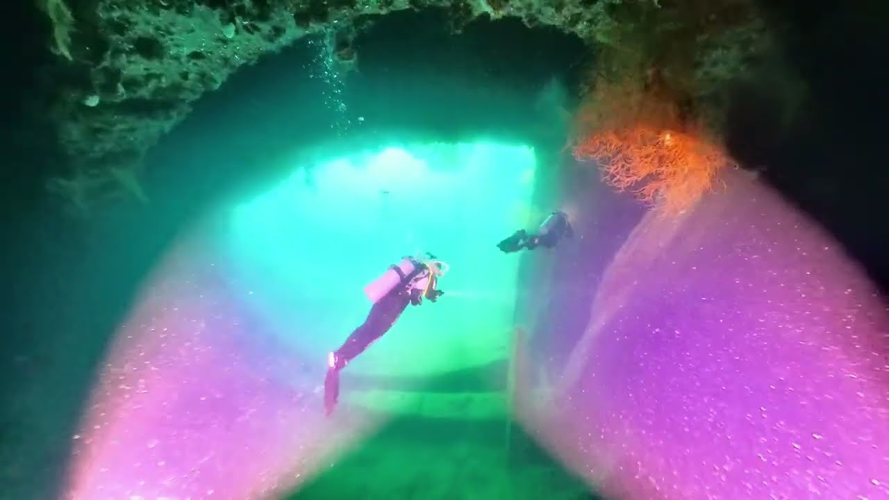 Diving the Kogyo Maru WWII wreck in Coron, Philippines, 2023