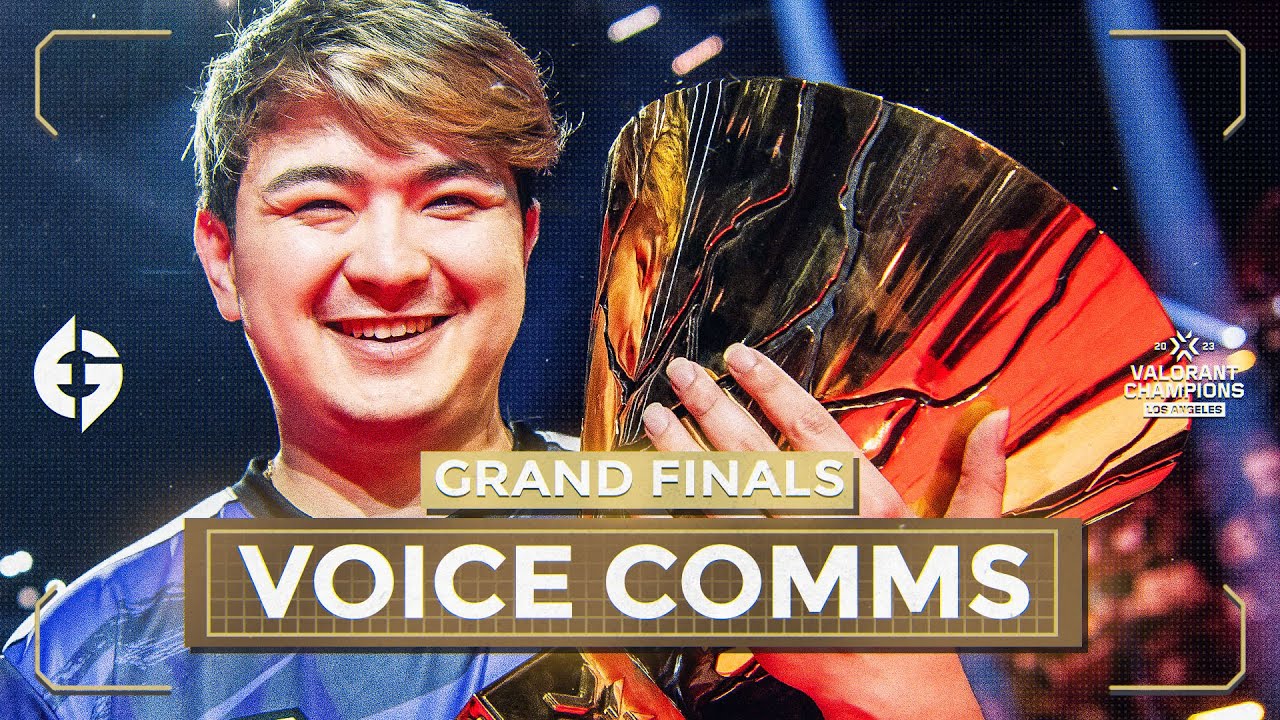 "I WON CHAMPIONS FOR HIM!" | VALORANT Champions 2023 EG vs PRX | GRAND FINALS VOICE COMMS