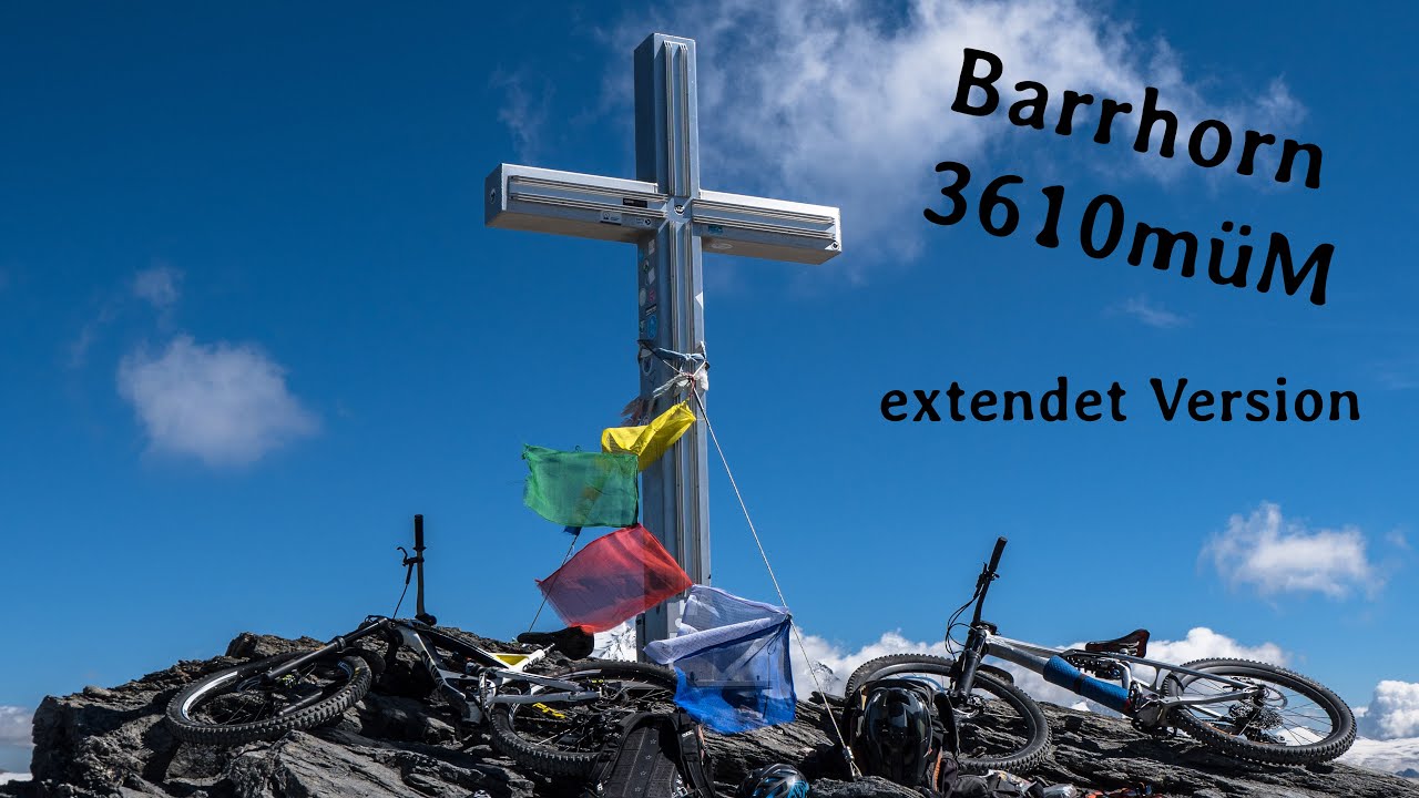 Barrhorn 3610müM mit dem MTB (Extendet) 4k
