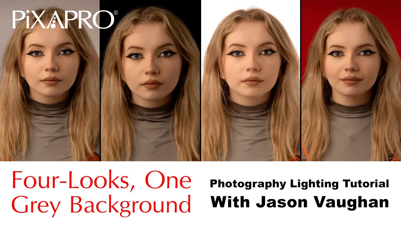 Four Looks with One Grey background - with Jason Vaughan