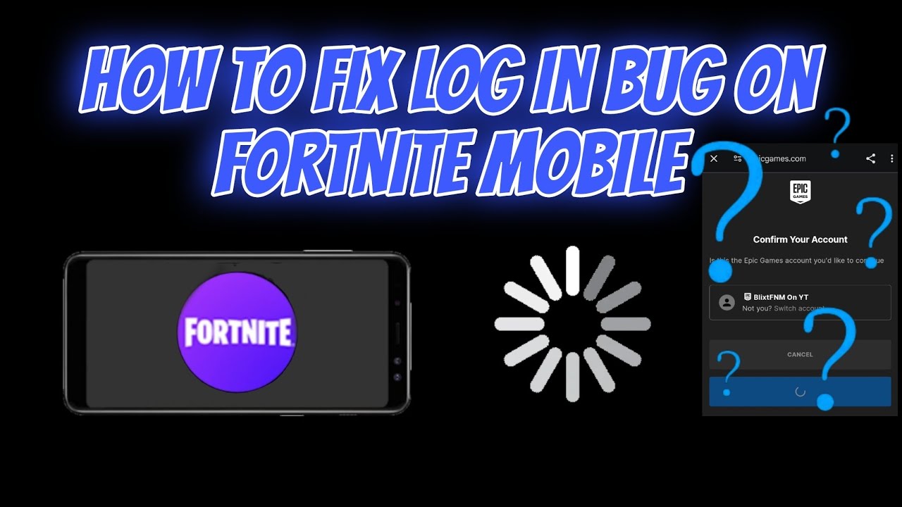 How To Fix Login Bug On Fortnite Mobile📲