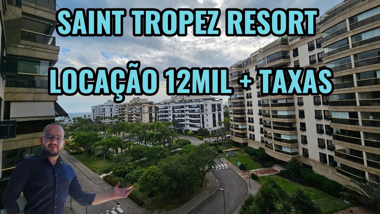 SAINT TROPEZ ALUGUEL - 130M² - 12MIL MAIS TAXAS. 3 QUARTOS SENDO 1 SUÍTE 