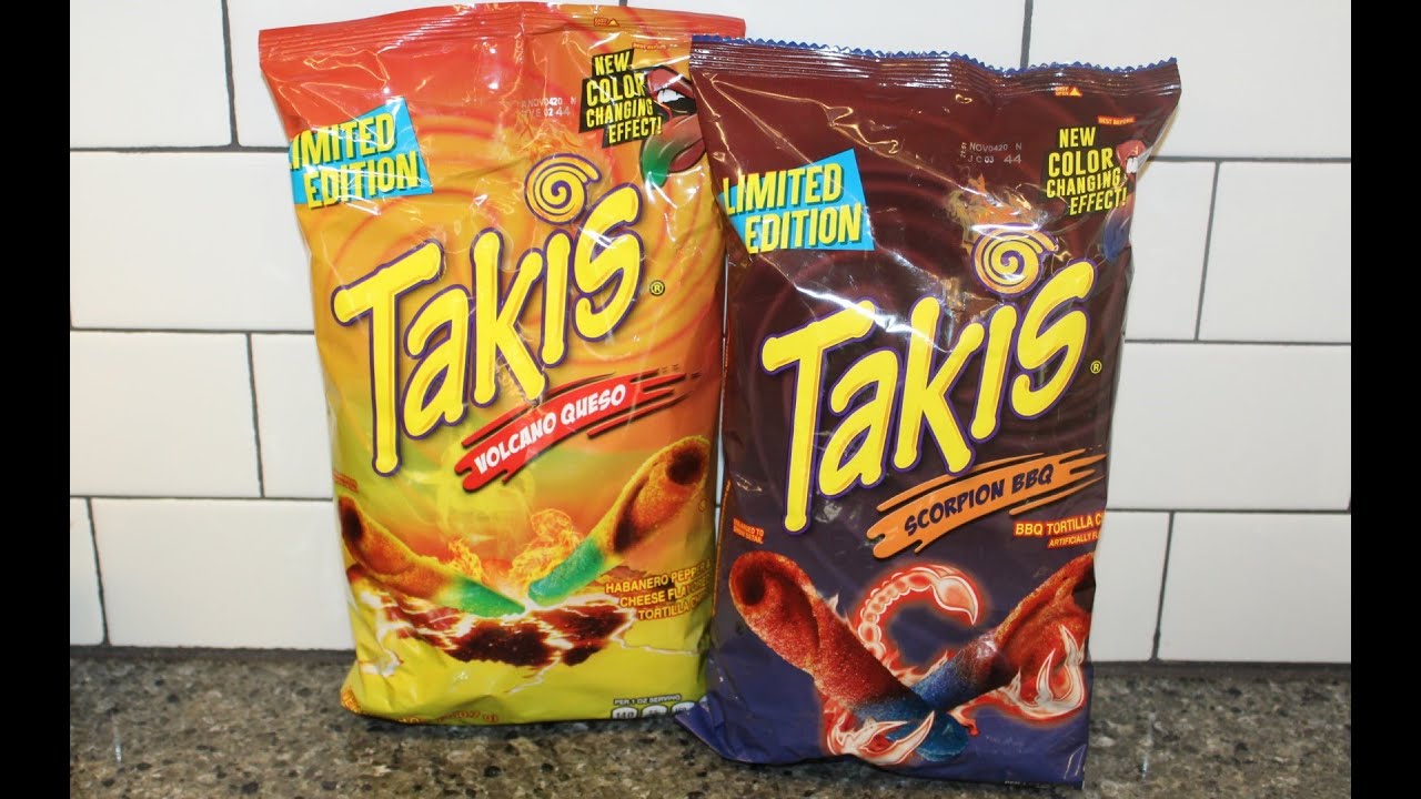 Takis: Volcano Queso & Scorpion BBQ Review