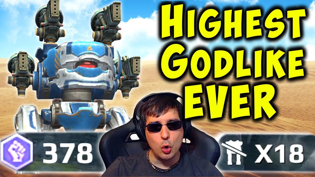 14x БОГОподобный менее чем за 5 минут — GUST BLITZ Mk2 Геймплей War Robots WR