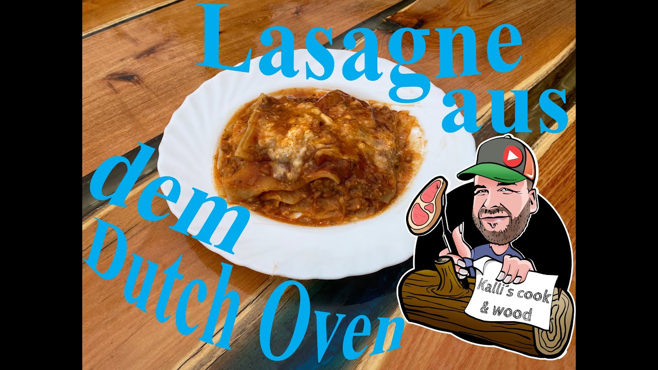 Lasagne aus dem Dutch Oven//mit selbst gemacht Béchamelsauce//Einfach und lecker//Laktose-Glutenfrei