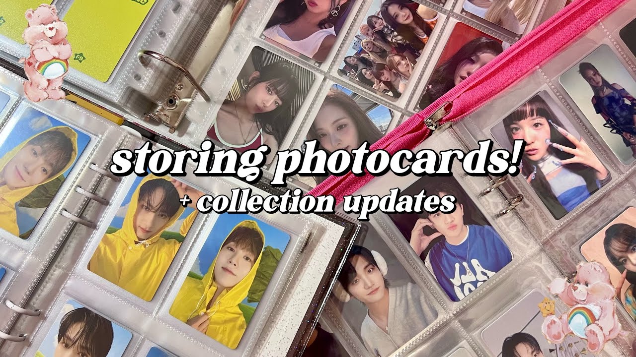 storing photocards 13 + new collection updates!!! ⋆.˚⟡ ࣪ ˖ supersonic ot8, boojun, new girls!!!
