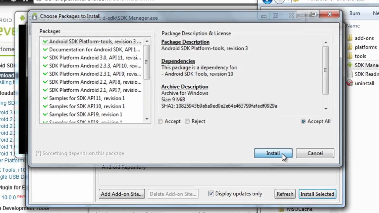 How to Install the Android SDK and Eclipse