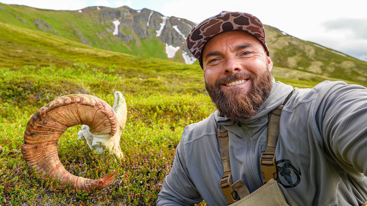 FIRST PERSON IN HISTORY TO COMPLETE THE GRAND SLAM OF SHEEP | Finding A Dall Sheep Head In Alaska