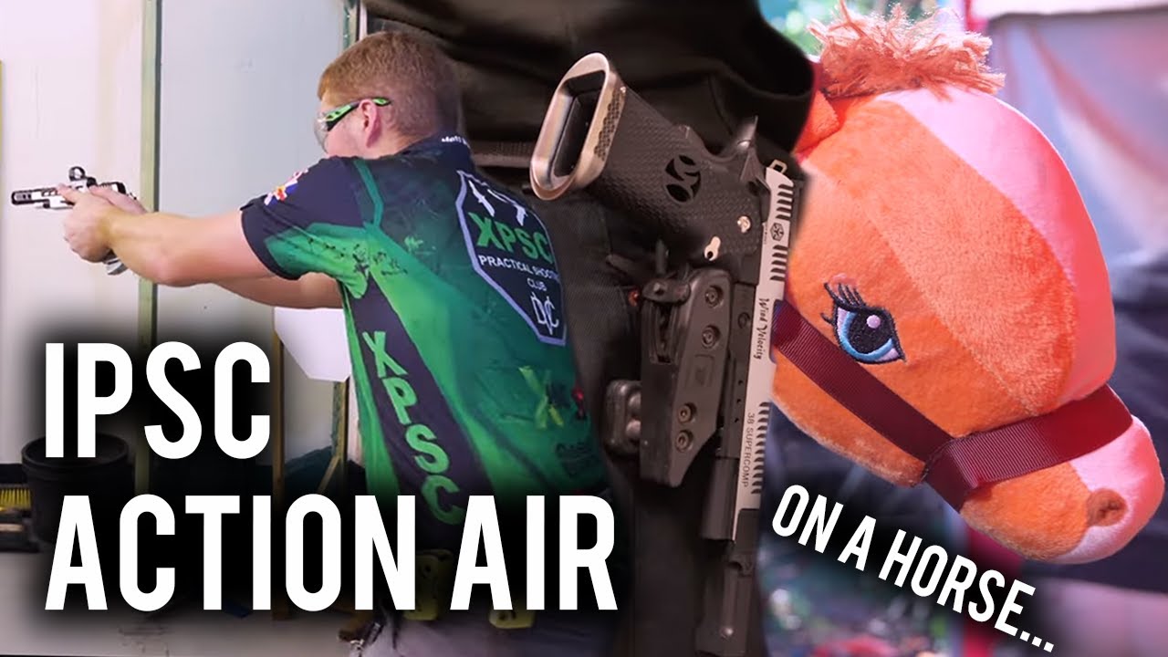 Experience an IPSC Action Air Match... on a horse!