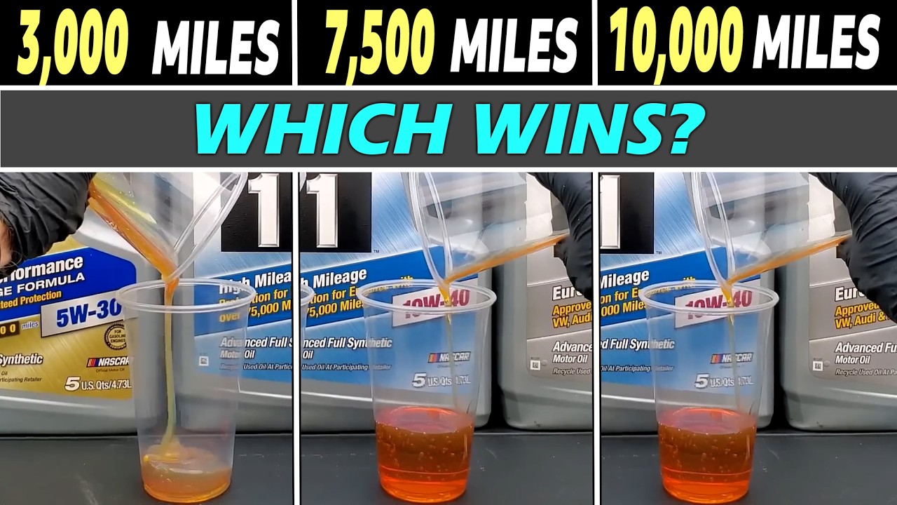 We tested 3,000 , 7500 , 10,000 Mile Oil Change - THE RESULTS SHOCKED US!