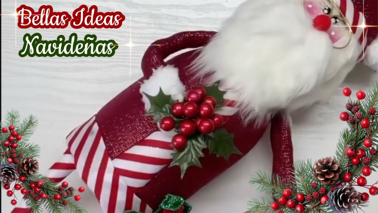 ✨ 4 Hermosas IDEAS NAVIDEÑAS 🎄 Santa, Pecebres y mucho mas…. Te van a encantar