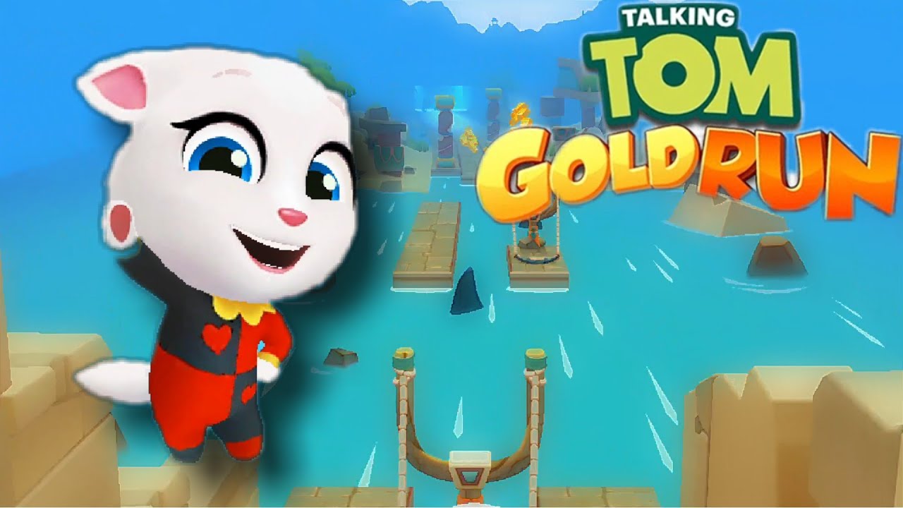 Talking Tom Gold Run : Carnival Angela - Surf the Venice Canals