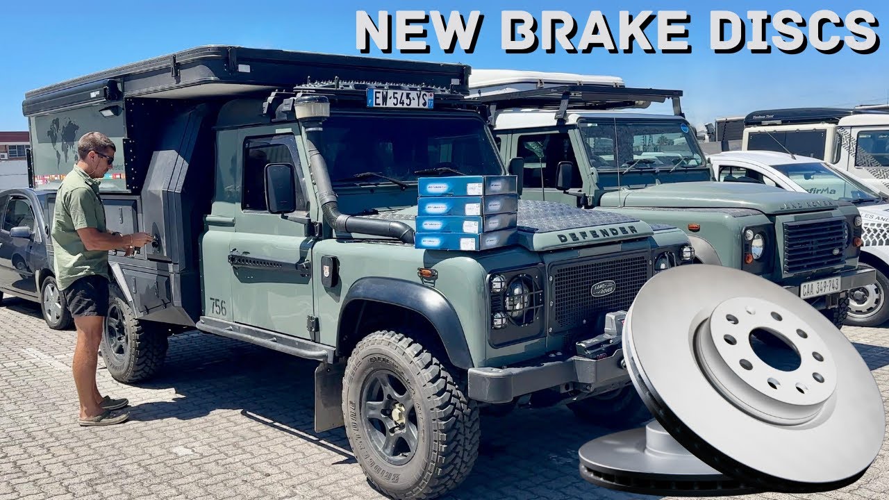 Brake Disc change out. - 2010 DEFENDER -  (Technical video)