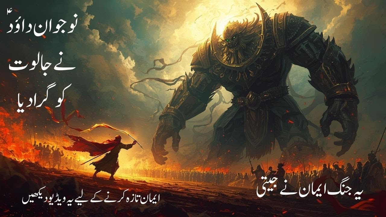 Hazrat Dawood (AS) & Taloot Story | Defeat of Jaloot | Quranic Story in Urdu