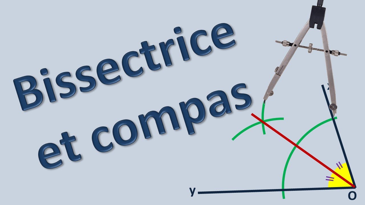 Comment Tracer une Bissectrice FACILEMENT avec un Compas et une Règle ? 📐