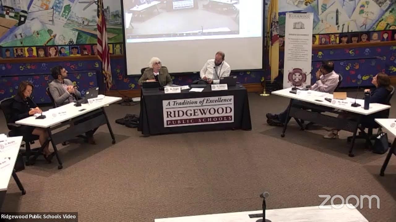 Ridgewood BOE Meeting 9/30/2024