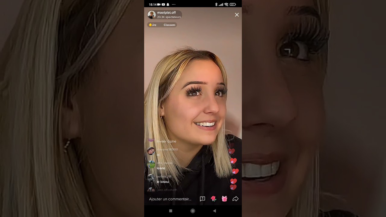 Maël maquille Léane en live ! partie 1/