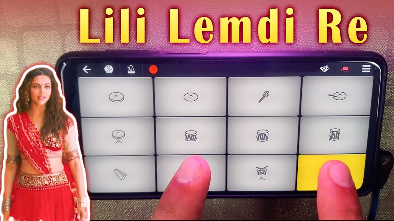 Ramleela- Lili Lemdi Re on Walk Band | Instrumental Ringtone | Mobile Piano + Drum | DeepikaPadukone