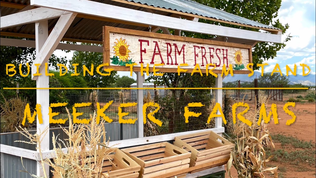 Building Our DIY Farm Stand | Repurposing An Old Utility Trailer